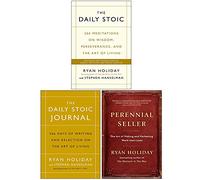The Daily Stoic, [Hardcover] The Daily Stoic Journal, Perennial Seller By Ryan Holiday Collection 3 Books Set