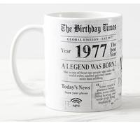 The Daily Tag NFC Connected Birthday Mug - The milestones of your birth year