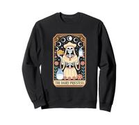 The Dairy Priestess Skeleton Tarot Occult Moon Phases Sweatshirt