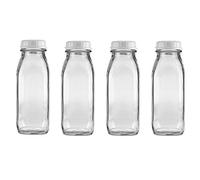 The Dairy Shoppe 1 Pint Glass Water Bottle 17 Oz (4)
