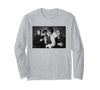 The Damned Dave Vanian Band Portrait by Allan Ballard Long Sleeve T-Shirt