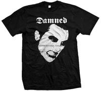 The Damned - Hand Silk Screened Pre-Shrunk Men T Shirt Punk Rock Black