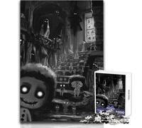 The Damned Haunted House 1000 Piece Jigsaws Learning Game for Skill Practice Thoughtful Gift for Happy Moments Size 50x75cm