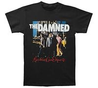 The Damned Men Black T Shirt Machine Gun Etiquette T-Shirt Black Cotton Fashion Cause Tops Tee