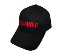 The Damned Men's Text Logo Baseball Cap in Black The Damned Black One Size