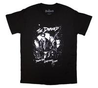 The Damned Men's Young Hot Loud & Stiff T-Shirt in Black | Size: XL The Damned Black XL