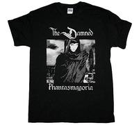 The Damned Phantasmagoria Black T Shirt Gothic Rock The Lords of The Church Black M
