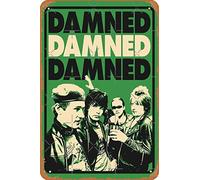 The Damned Poster Retro Metal Tin Vintage Sign 12 X 8 Inch Home Bar Man Cave Wall Decor