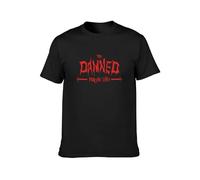The Damned The 13Th Album Cover Men's T-Shirt Unisex Black Men Tees M