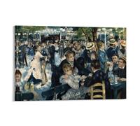 The Dance at Le Moulin De La Galette Pierre-Auguste Renoir Poster Poster Cool Artworks Painting Wall Art Canvas Prints Hanging Picture Posters 20x30inch(50x75cm)