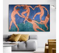 The Dance by Henri Matisse Canvas Painting Abstract Posters and Prints Wall Art Picture for Living Room Home Decoration 40x50cm(16x20in) Frameless