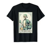 The Dance Dad Skeleton Card Dance Competition Spooky Season T-Shirt