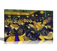 The Dance Hall in Arles by Vincent Van Gogh Classic Canvas Prints Home Office Bedroom Decoration Quality Art 86 x 61cm (34 x 24 inches) A1