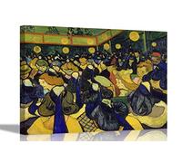 The Dance Hall in Arles by Vincent Van Gogh Classic Canvas Prints Home Office Bedroom Decoration Quality Art 101 x 76cm (40 x 30 inches)