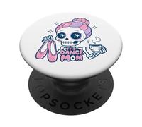 The Dance Mom Skeleton Tarot Card, Dancer Mama Mother's Day PopSockets Adhesive PopGrip
