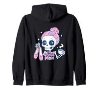 The Dance Mom Skeleton Tarot Card, Dancer Mama Mother's Day Zip Hoodie