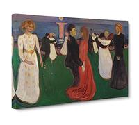 The Dance Of Life By Edvard Munch Canvas Print | Gallery Wrapped 30mm Frame Wall Art | 30x20 inches | Ready to Hang | Classic Picture | Living Room Bedroom Lounge Office