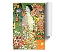 The Dancer By Gustav Klimt | Unframed Wall Art Print | Ready to Frame Poster | Modern Home Decor Picture | Artwork for Living Room, Bedroom, Kitchen or Office | A4 (21 Ã- 29.7 cm)