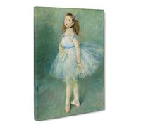 The Dancer By Pierre Auguste Renoir Classic Painting Canvas Wall Art Print Ready to Hang, Framed Picture for Living Room Bedroom Home Office Décor, 24x16 Inch (60x40 cm)