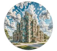 The Dancing House 1000 Pieces Jigsaw Puzzle Famous Buildings Adults Jigsaw Puzzle Impossible Hard Difficult Challenging Colourful, Challenging And Brainteasing Premium 100% Recycled Board Fun Family 1