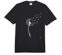 The Dandelion Wish - Minimalist Japanese Ink Sumi E Line Art Comfort Colors Adult Heavyweight T-Shirt