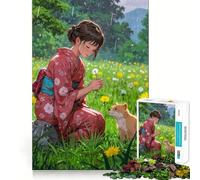 The Dandelions 1000 Piece Jigsaw Puzzle for Teenagers Smart Game Relaxed Mind Pattern Assembly Santa Wish List (38x52cm)