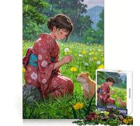 The Dandelions 1000 Piece Jigsaw Puzzle for Teenagers Smart Game Relaxed Mind Pattern Assembly Santa Wish List (38x52cm)