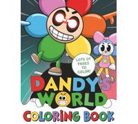 The Dandys World's Coloring Book: Many One Sided Drawing JUMBO Pages Of Characters