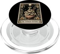 The Danger Noodle Ball Python Snake Tarot Card Witchy Moon PopSockets PopGrip for MagSafe