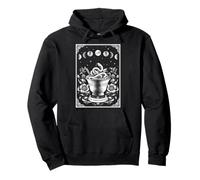 The Danger Noodle Ball Python Snake Tarot Card Witchy Moon Pullover Hoodie