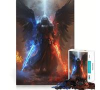 The Dark Angel for Adults 1000 Piece Jigsaw Puzzle Pure Logic Toy Peaceful Time Sharp Cut Heartfelt Gift (50x75cm)