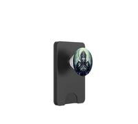 The Dark Fantasy female Knight PopSockets PopWallet for MagSafe
