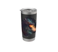 The Dark fire Breathing Dragon Stainless Steel Insulated Tumbler