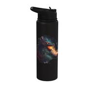 The Dark fire Breathing Dragon Stainless Steel Insulated Water Bottle