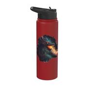 The Dark fire Breathing Dragon Stainless Steel Insulated Water Bottle