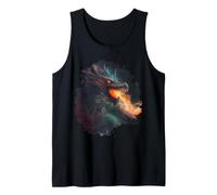 The Dark fire Breathing Dragon Tank Top