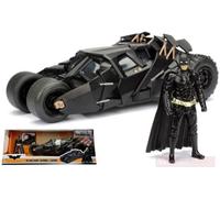 Official DC Comics Batman Dark Knight Batmobile with Batman 1/24 Scale Jada Toys Figure