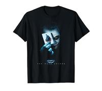 The Dark Knight Joker Batman Card T-Shirt, Men, Black, 3X-Large