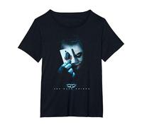 The Dark Knight Joker Batman Card T-Shirt, Women's Plus, Black, 4X