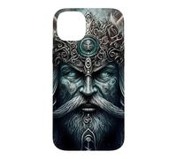 The dark mystical viking with armor Case for iPhone 14 Plus