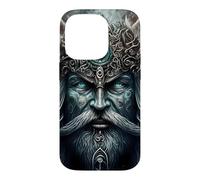 The dark mystical viking with armor Case for iPhone 14 Pro