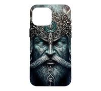 The dark mystical viking with armor Case for iPhone 16 Pro Max