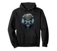 The dark mystical viking with armor Pullover Hoodie