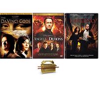 The Davinci Code Trilogy The DaVinci Code Angels & Demons Inferno Tom Hanks 3 DVD Set Includes Ark of The Covenant Art Card