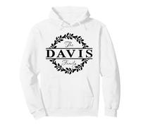 The Davis Family Last Name Holiday Group Matching Pullover Hoodie