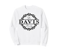 The Davis Family Last Name Holiday Group Matching Sweatshirt