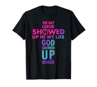 The Day Cancer Showed Up in My Life - Breast Cancer Pink T-Shirt