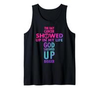 The Day Cancer Showed Up in My Life - Breast Cancer Pink Tank Top