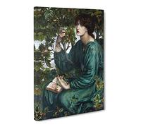 The Day Dream By Dante Gabriel Rossetti Canvas Print | Gallery Wrapped 30mm Frame Wall Art | 30x20 inches | Ready to Hang | Classic Picture | Living Room Bedroom Lounge Office