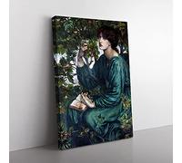The Day Dream by Dante Gabriel Rossetti Canvas Wall Art Print 30x20 Inch